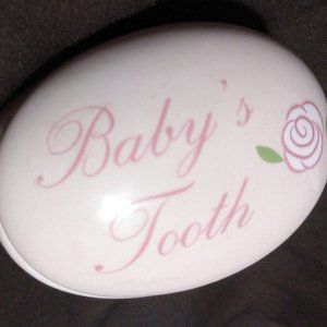 pink, Baby's Tooth holder